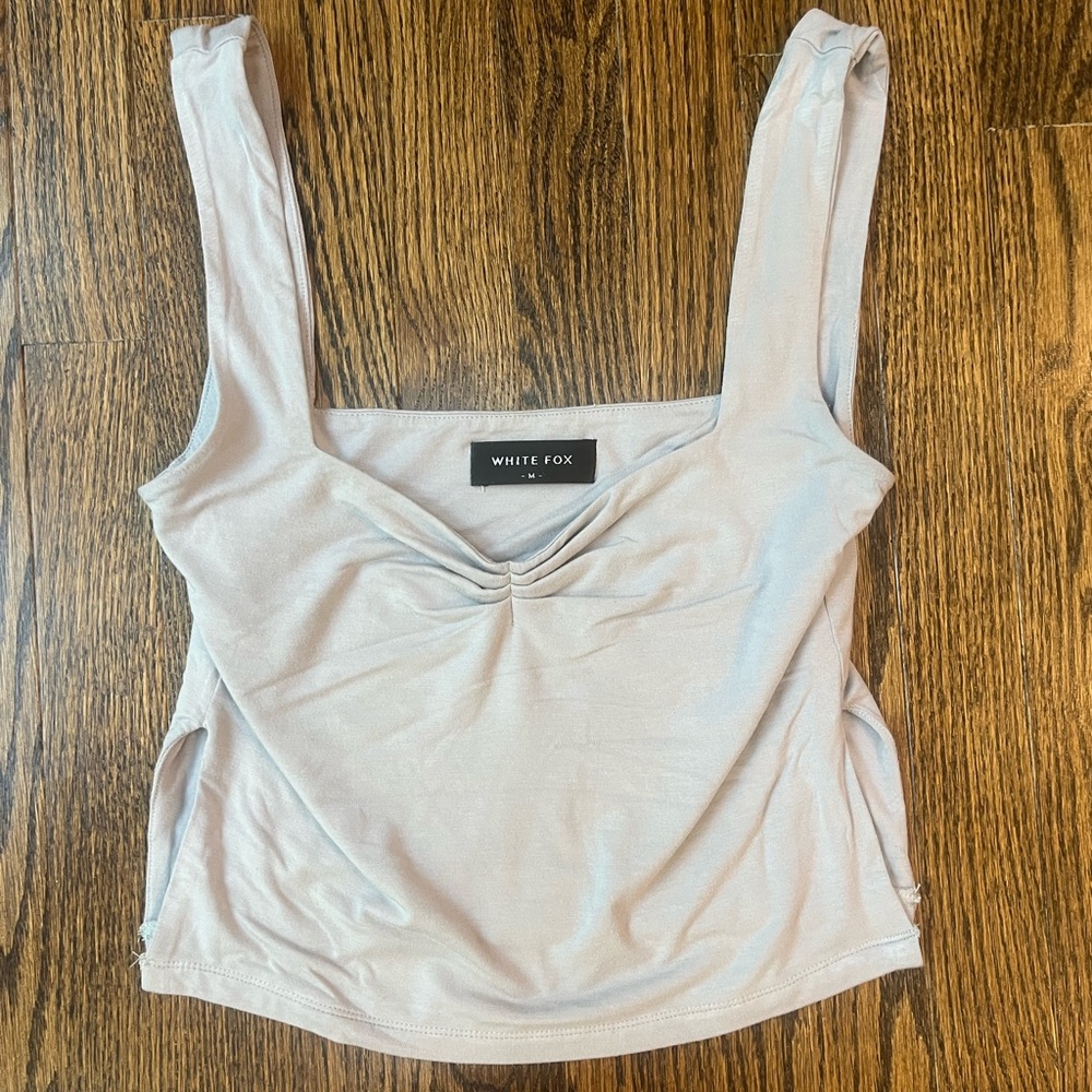 White Fox Tank Top